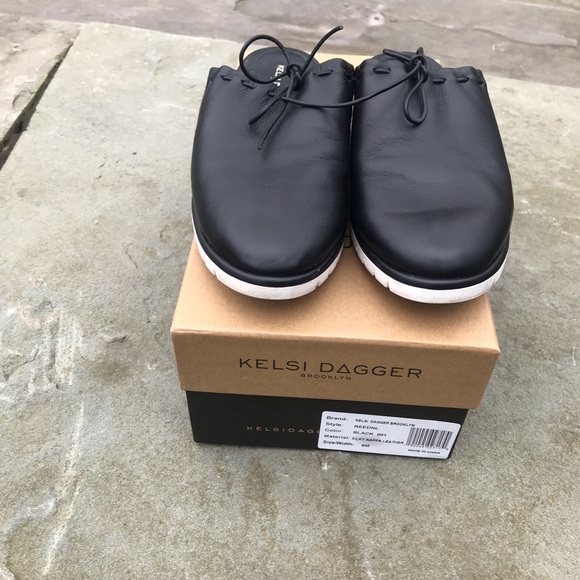 Kelsi Dagger Brooklyn Reed Mule BLK sz8 - Picture 4 of 8